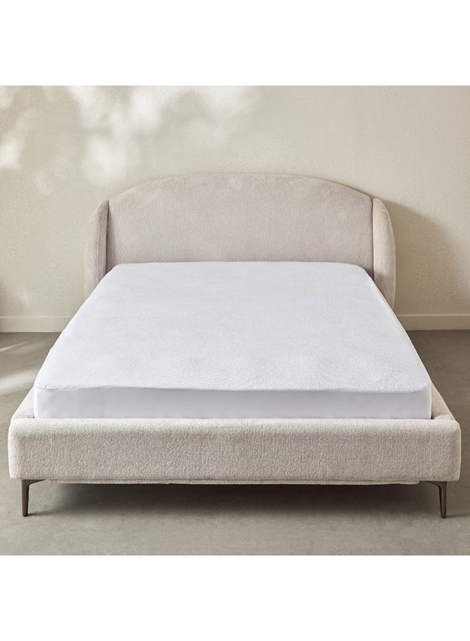 Home Box Terry Waterproof Queen Mattress Protector 200 x 33 x 150 cm - Image 2