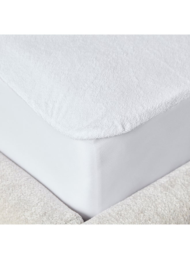 Home Box Terry Waterproof Queen Mattress Protector 200 x 33 x 150 cm - Image 5