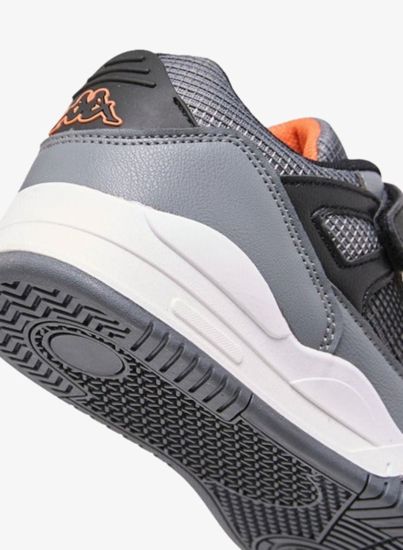 Kappa Boys' Logo Detail Sneakers with Hook and Loop Closure - Image 5