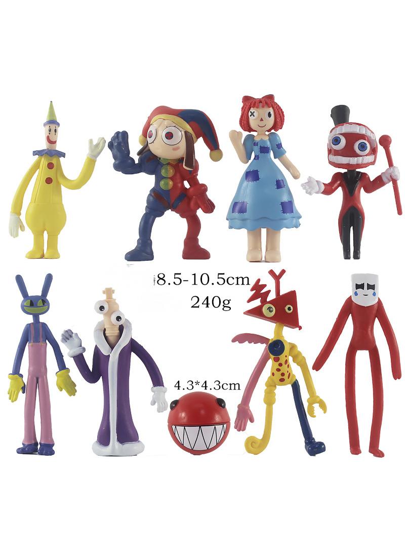 9 Pcs The Amazing Digital Circus Toy Set Ideas Toys Popular Cartoon Anime Model Ideas Toys Gifts for Adult  Kids