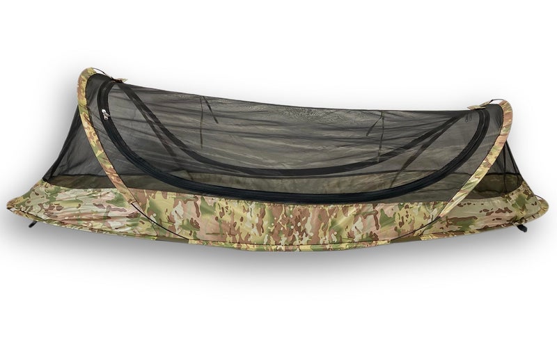 USGI Industries Bivy Tent | Lightweight Single Person Sleeping Net System for Outdoors, Camping, Survival, Hiking, Backpack | Mesh Protection (OCP) - Image 1