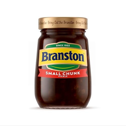 Branston Small Chunk Pickle Original Branston Original Small Chunk Sweet Pickle Imported From The UK England The Best Of British Sweet Small Chunk Pickle Ideal Cheese Sandwiches  Ploughmans Lunches - Image 1
