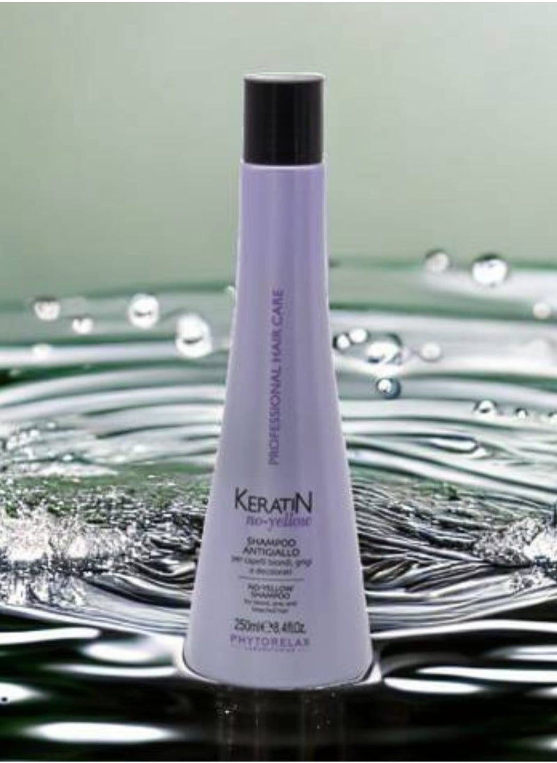 Phytorelax Keratin Shampoo for Color Neutralization 250ml - Color Protection & Strengthening  - Image 3