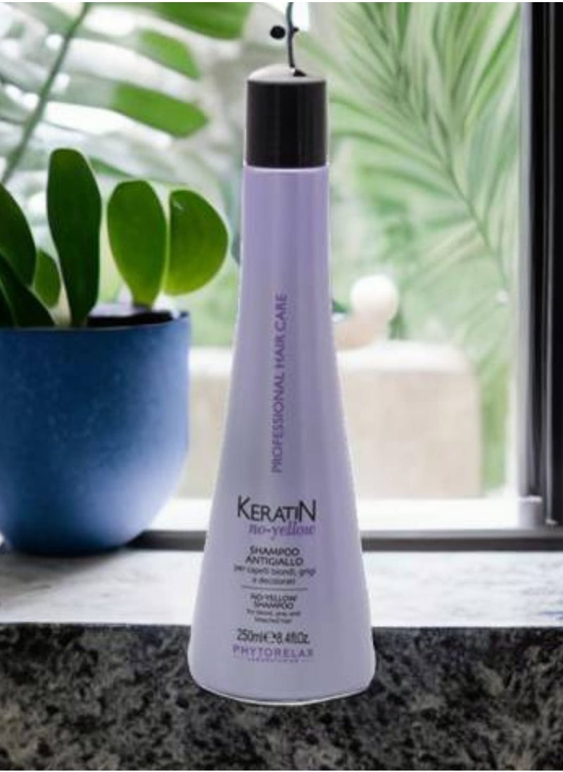 Phytorelax Keratin Shampoo for Color Neutralization 250ml - Color Protection & Strengthening  - Image 4