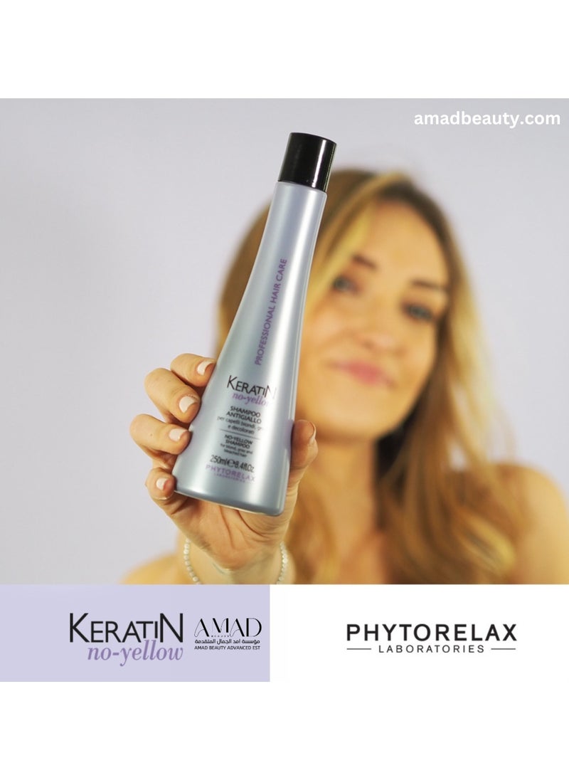 Phytorelax Keratin Shampoo for Color Neutralization 250ml - Color Protection & Strengthening  - Image 2