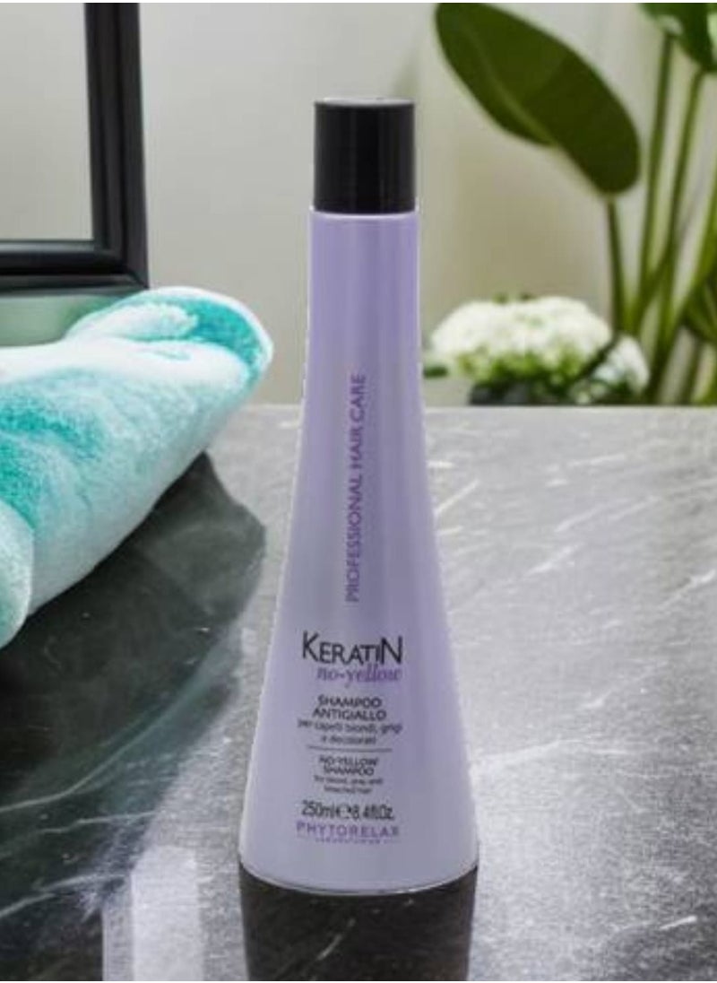 Phytorelax Keratin Shampoo for Color Neutralization 250ml - Color Protection & Strengthening  - Image 5