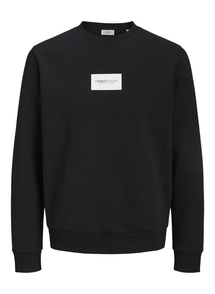 ج ج ريبل سويت شيرت بقصة عادية مزين بالشعار