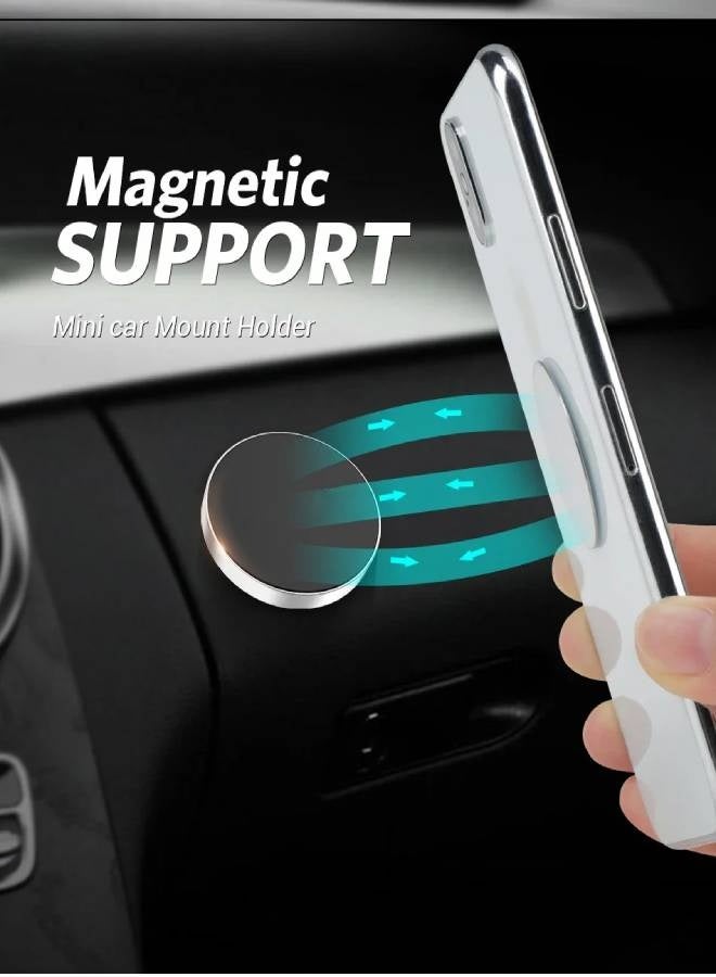 AROAQ Magnetic Car Phone Holder Universal Car Phone Stand for iPhone Xiaomi Huawei Samsung Dashboard Wall Mounted Car Magnet Sticker - Image 5