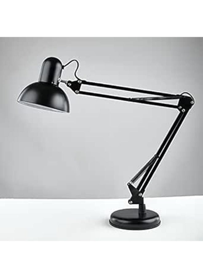 Metal Desk Lamp Desk Lamp & Luminous Digital Alarm Clock Black/Grey 13.5x7.5x4.5cm Bundle - Image 2