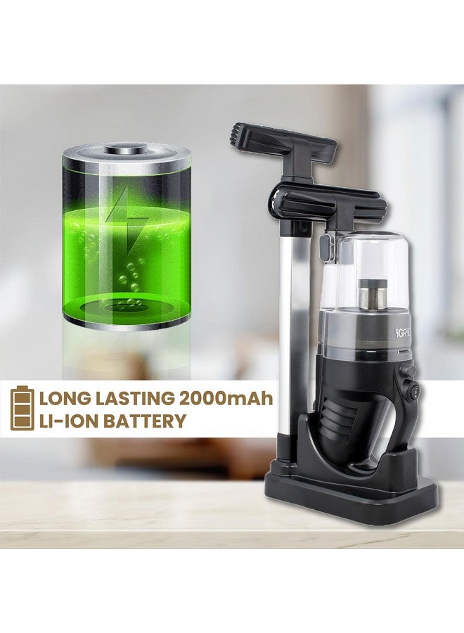 iGRiD Cordless Vacuum Cleaner for Home & Car, 600 W Motor, 4.5Kpa Suction, Handheld Vacuum Cleaner, Hepa Filter, Lightweight, Wet & Dry Use, Portable Vacuum Cleaner for Office, Sofa, Floor & Carpet - Image 5