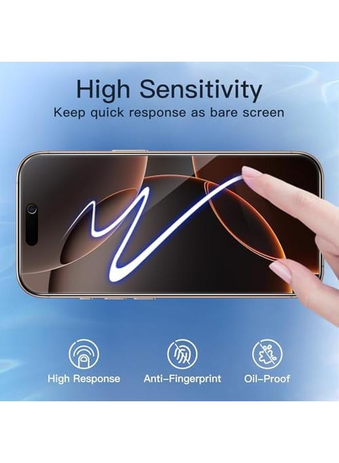 Jetech Privacy Screen Protector For Iphone 16 Pro Max 6.9 Inch With Camera Lens Protector Anti Spy Tempered Glass Film Easy Installation Tool 2 Pack Each - Image 5