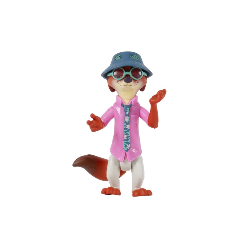 Disney Zootropolis 2 Adventure Collectible Figure 3-Inches 5-in-1 Pack | Nick Wilde, Judy Hopps, Gary De Snake, HoggBottom, Pawbert Lynxley | Zootopia 2 Mystery Tails Collection | Character Figure | Gift for Kids and Collectors! - Image 5