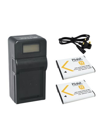 DMK Power 2 x NP-BN1 800mAh Rechargeable Battery and TC1000 LCD Charger Compatible with Sony DSC-QX10, DSC-QX30, DSC-QX100, DSC-TX100V, DSC-TX200V,... - pzsku/ZF5B41EE242EDEAA64509Z/45/1746603482/256b265b-e9cf-4016-aa0e-0c69ab23a04e