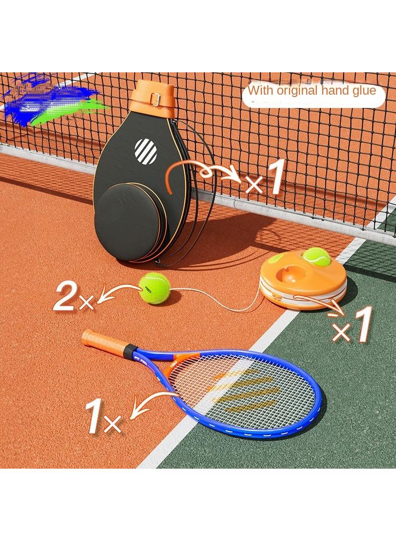 Y&D Kids Tennis Trainer Rebound Ball Set, Professional Racket, Portable Practice Rebounder, Equipment with 1 Racket & Bag, Suitable for Level Players（Blue）  - Image 1