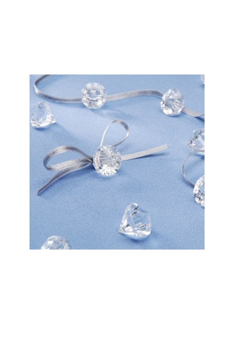 الماس الأكريليك الشفاف الأوجه مع فتحة سحر - Image 1