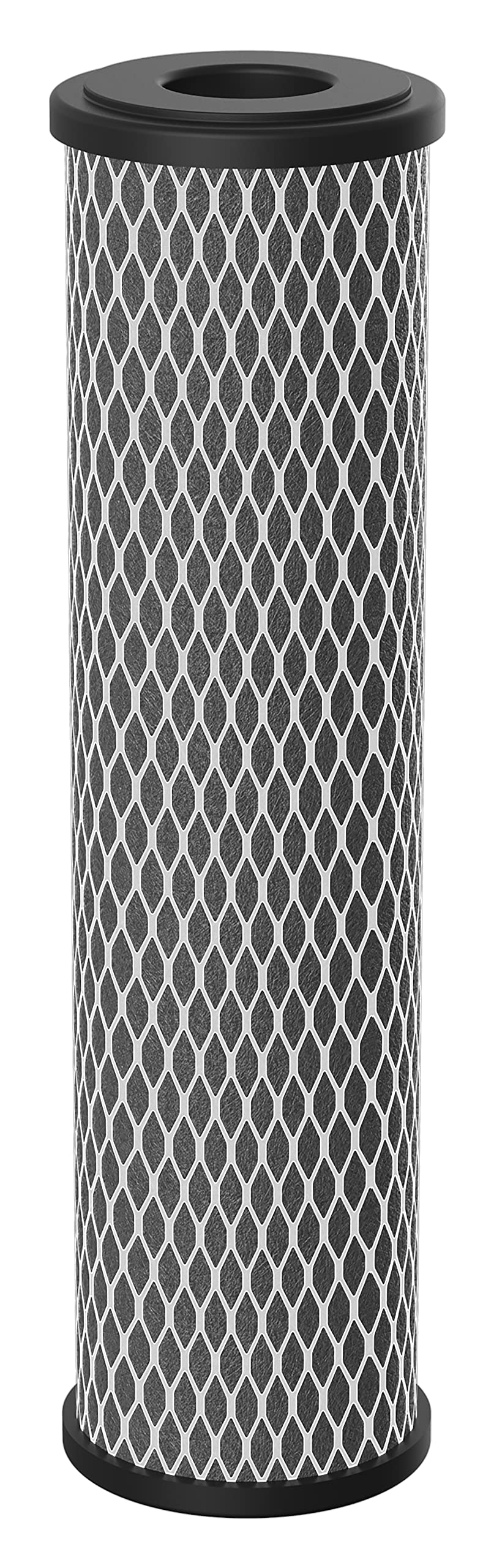 Pentek Pentair Pentek C1 Carbon Water Filter, 10-Inch, Under Sink Dual Purpose Powdered Activated Carbon-Impregnated Cellulose Replacement Cartridge, 10" x 2.5", 5 Micron, Black - Image 2