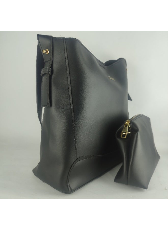 Women's handbag for travel and trips, black - Image 1