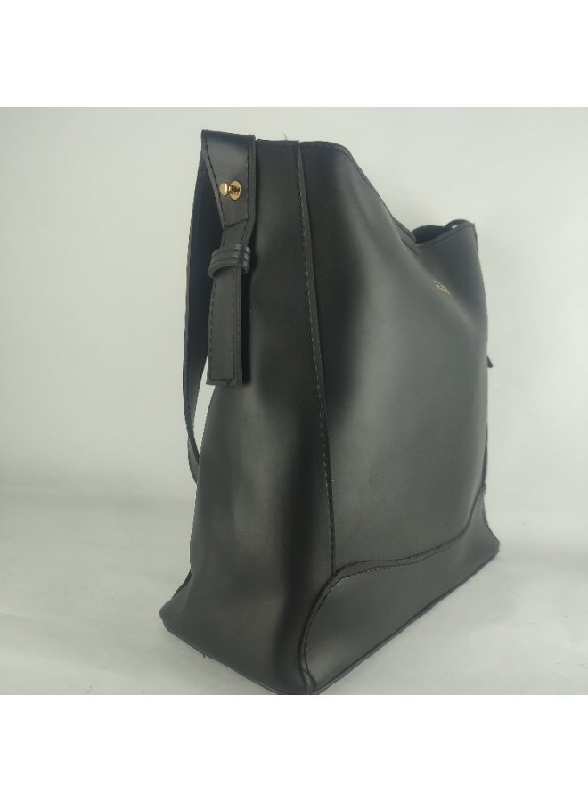 Women's handbag for travel and trips, black - Image 2