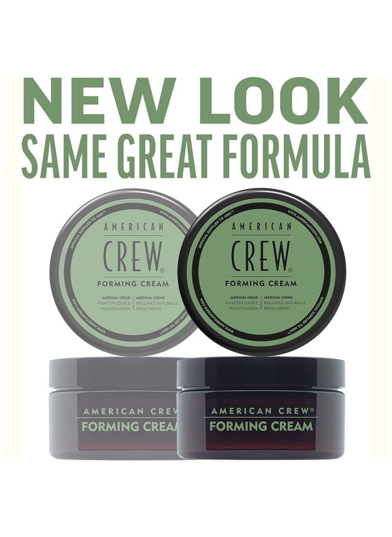 AMERICAN CREW Forming Cream for Men - 1.7 oz, Styling Cream, All Hair Types, Forming Cream, Medium Hold, Medium Shine  - Image 3