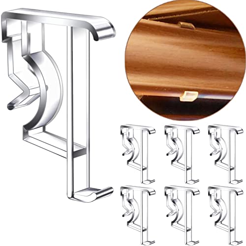 lofrcin 2 Inch Valance Clips for Blinds for Wood or Faux Wood Horizontal Blinds Valance (6 Pieces) - Image 1