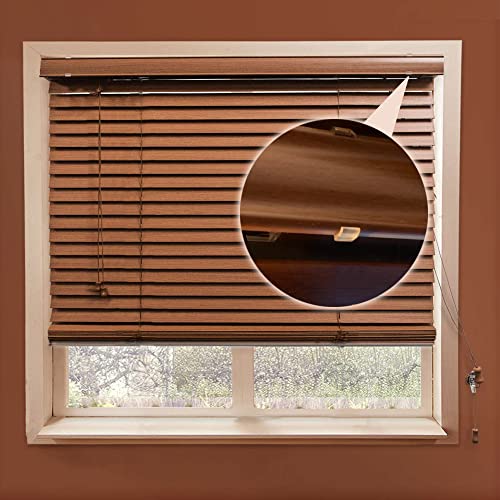 lofrcin 2 Inch Valance Clips for Blinds for Wood or Faux Wood Horizontal Blinds Valance (6 Pieces) - Image 4