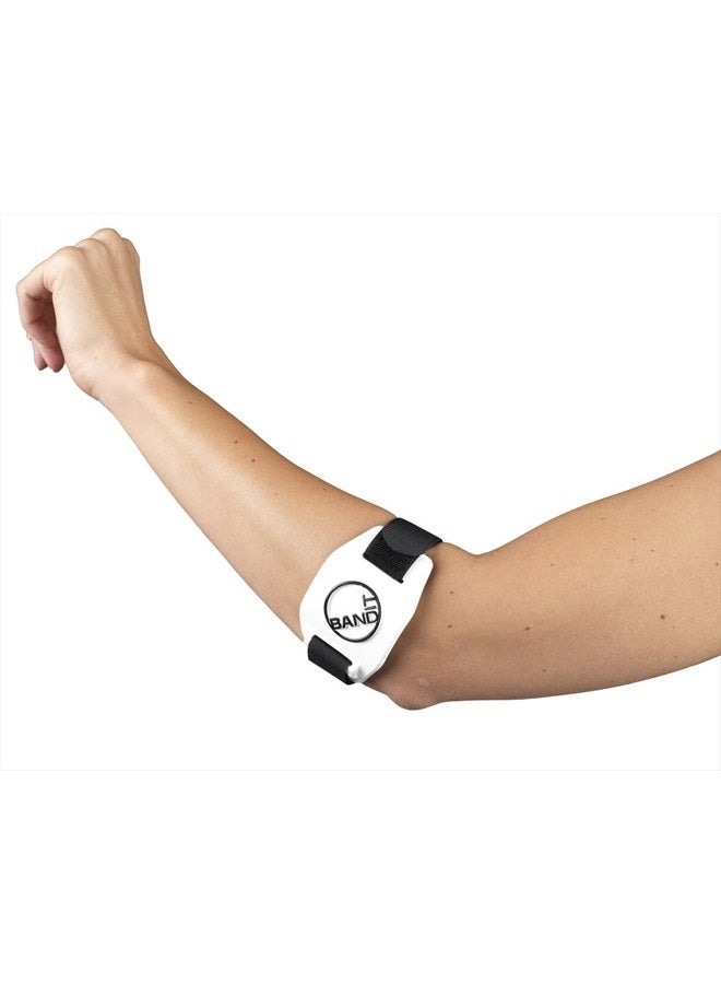 OTC Band-It, Forearm Band, Compression Strap for Tennis Elbow for Elbows, White,1 Count (Pack of 1) - Image 3