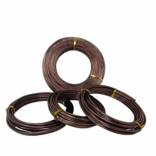 A.Leaf ALEAF 50 Meters Aluminium Wire for Bonsai Beginner's Starter kit - 10 Meters Each 1mm, 1.5mm, 2mm, 2.5mm & 3mm - Image 1