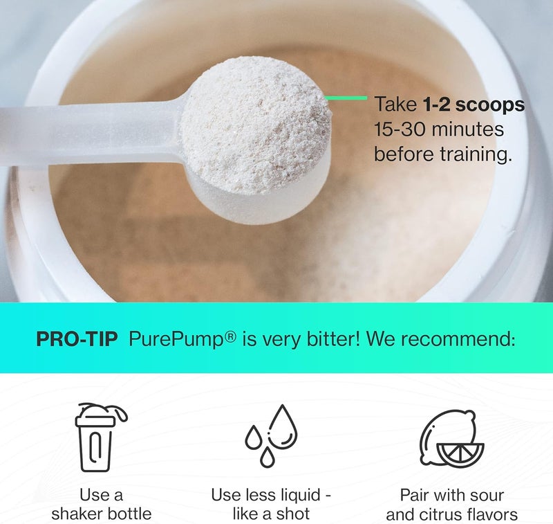 Do Vitamins PurePump Unflavored AllNatural Pre Workout Powder for Men  Women  Clean Preworkout with Creatine BCAA Beta Alanine  Best for Energy Focus  Pump  Vegan Keto Paleo 30 Servings - Image 5