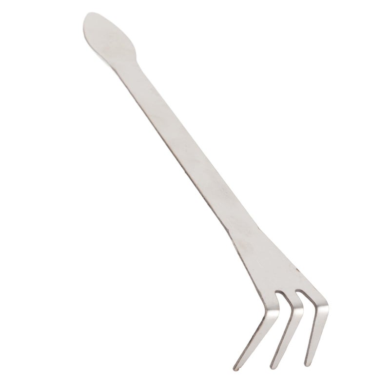 GLOGLOW Bonsai Rake Bonsai Tree Tool Lightweight 3-Prong Stainless Steel Root Rake Loosen Soil Toool with Ergonomic Handle for Gardening Plants - Image 2