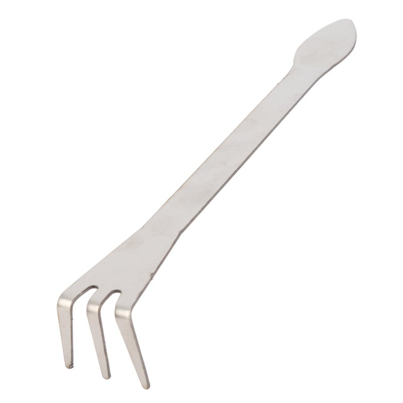GLOGLOW Bonsai Rake Bonsai Tree Tool Lightweight 3-Prong Stainless Steel Root Rake Loosen Soil Toool with Ergonomic Handle for Gardening Plants - Image 3