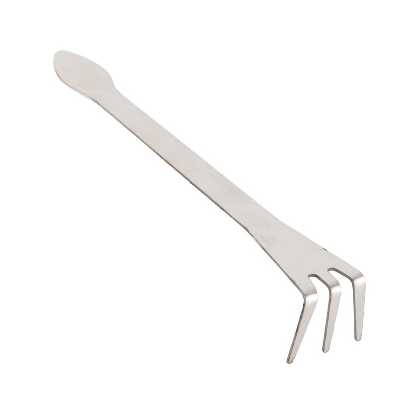 GLOGLOW Bonsai Rake Bonsai Tree Tool Lightweight 3-Prong Stainless Steel Root Rake Loosen Soil Toool with Ergonomic Handle for Gardening Plants - Image 1