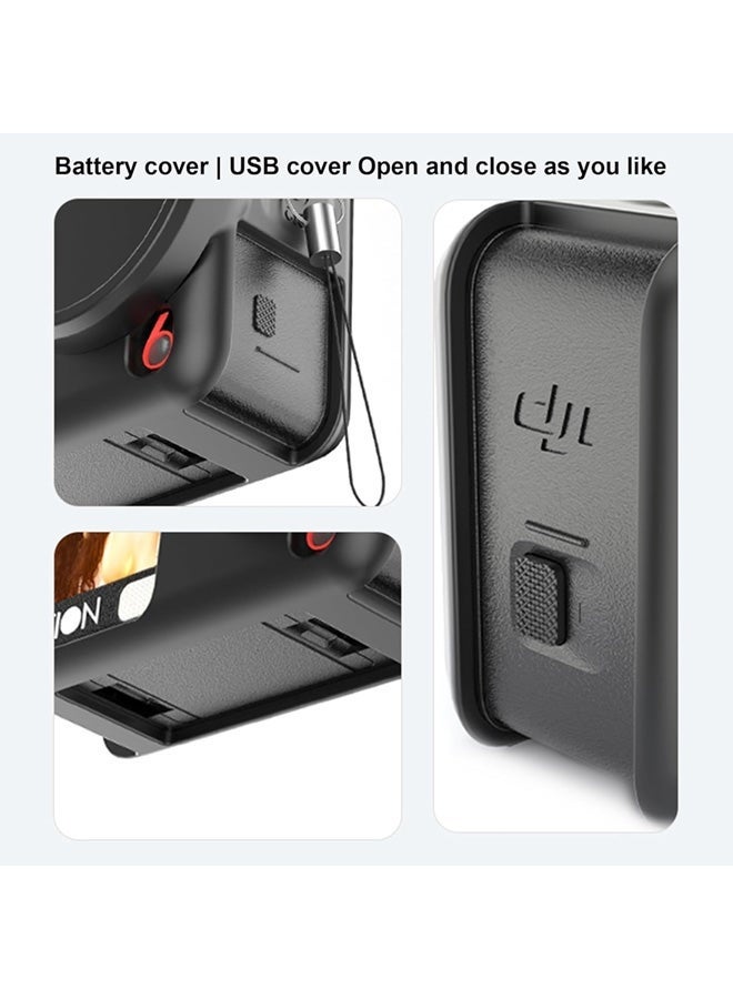 Silicone Case for DJI Action 6, Screen Protectors&Lens Caps Accessories Kit - Image 5