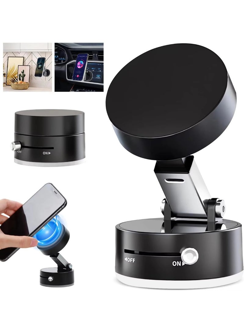 Adjustable Vacuum Suction Cup Magnetic Phone Holder Lazy Multi-functional Foldable Storage Holder Vacuum Suction Phone Holder - Image 1