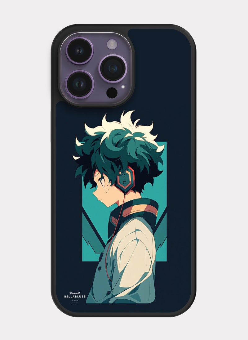 PXLAAT iPhone 14 Pro Max case cover My Hero Academia Izuku Midoriya - Image 1
