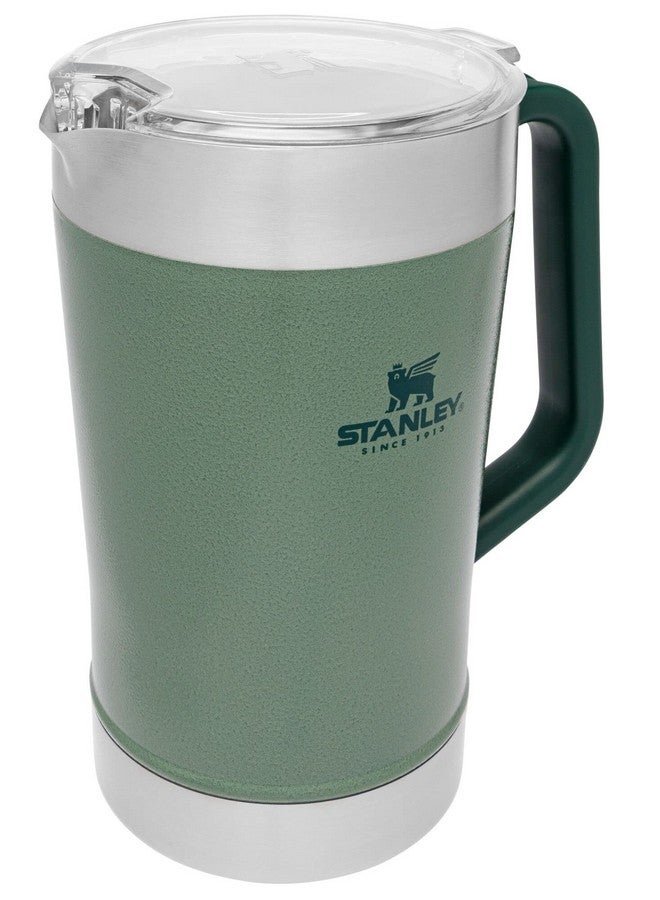 Stanley Stanley Stay-Chill Pitcher 64 oz | Cold Water, Beer, and Drink Pitcher with Lid | Large Capacity Durable Beverage Container with Handle | Insulated Stainless Steel | BPA-Free | Hammertone Green - Image 3