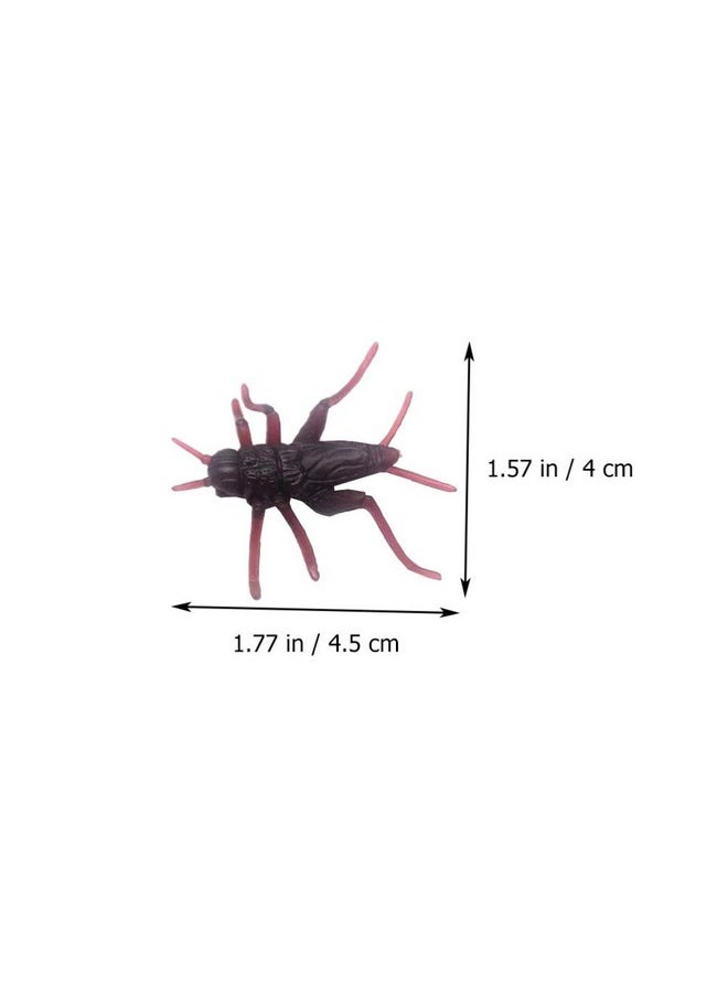 Toyvian Plastic Cricket Prank Props, Scary Pranks For Adults, Fake Realistic, Fake Cricket Simulation Cricket Fun Prop For Halloween Party Favor,Kids 50 Pieces  - Image 2