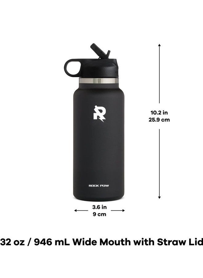 Wide Mouth Straw Lid - Stainless Steel Reusable Water Bottle 32oz - Vacuum Insulated, Dishwasher Safe, BPA-Free, Non-Toxic - pzsku/ZF5B4C3FE59F5790BB14AZ/45/_/1666680664/57b4f140-ce73-41c5-b99f-0f1de9c8c90d