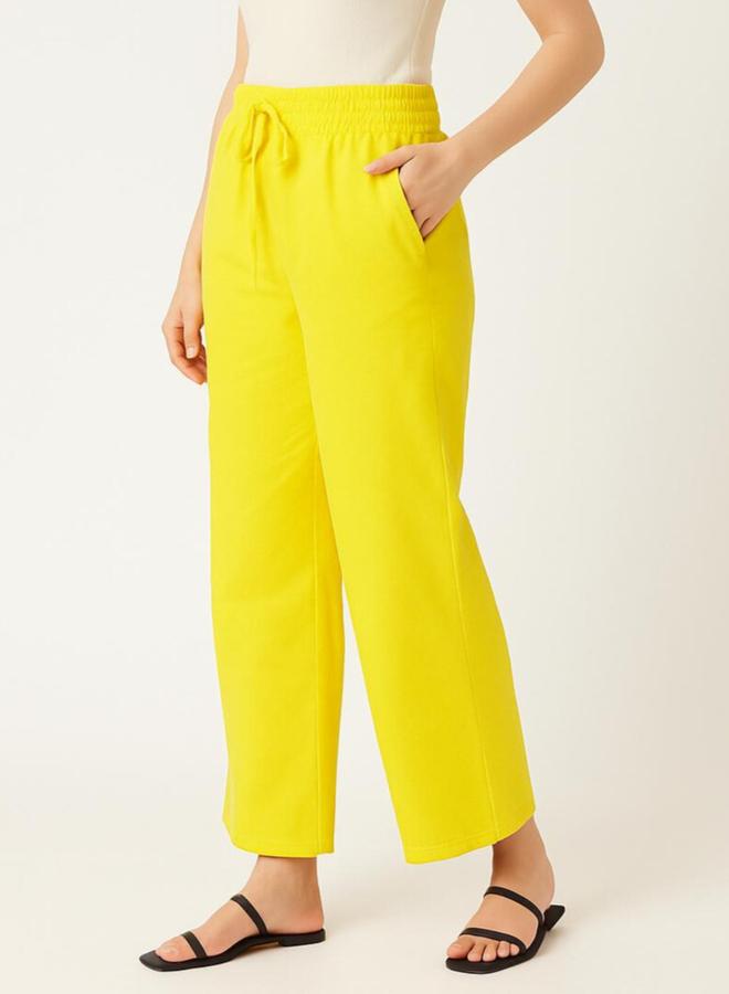 PAUSE Women Yellow Relaxed Fit Joggers - Image 3