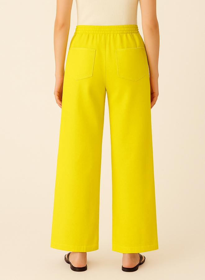 PAUSE Women Yellow Relaxed Fit Joggers - Image 2