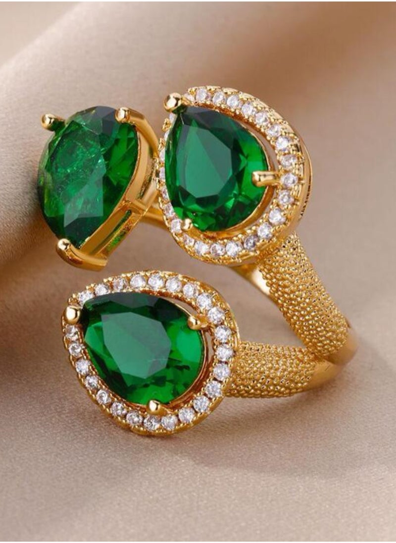 Equal - Elegant Gold Plated Ring For Women One Size - Image 1