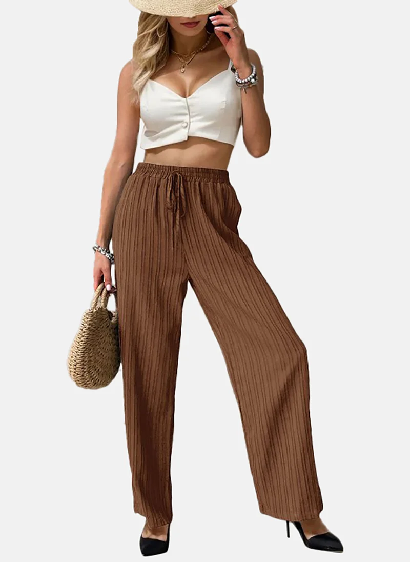 YUNIQEE Women Striped Trousers