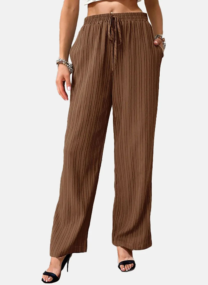 YUNIQEE Women Striped Trousers
