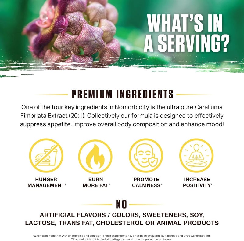 Ambrosia Nomorbidity Advanced Appetite Control  Hunger Management Formula  Appetite Suppressant  Mood Support with KSM66 Ashwagandha Garcitrin and Thinogen - Image 5