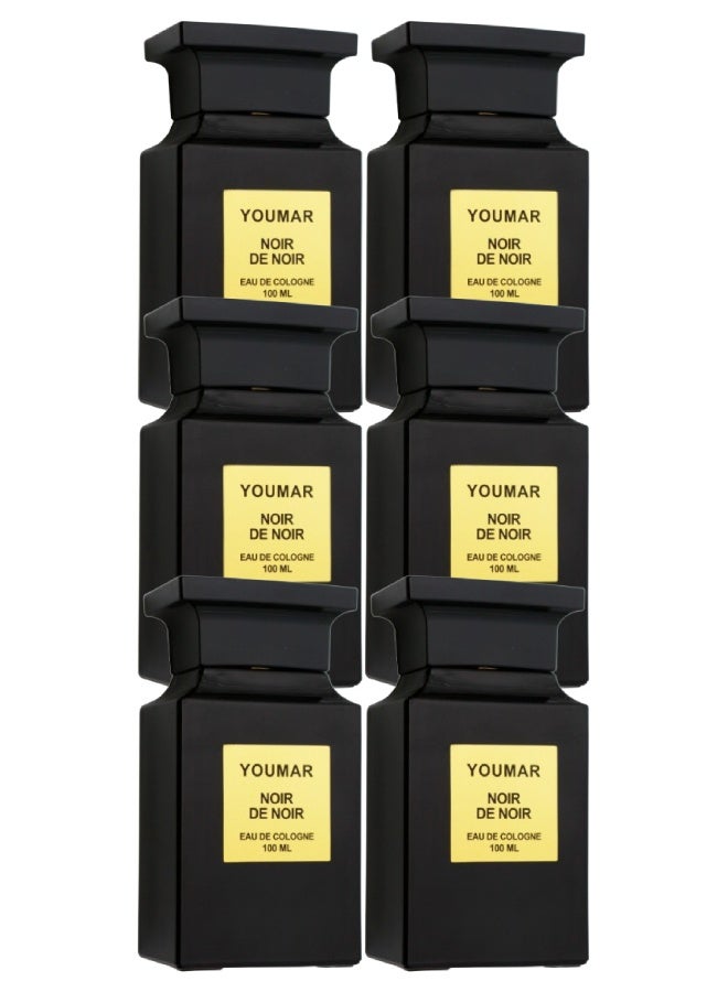 يومار 6 قطع عطر يومار نوار دي نوار رقم 070092 100مل - Image 1