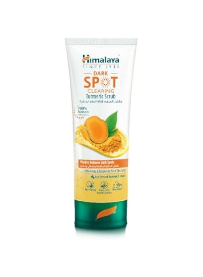 Himalaya Since 1930 Dark Spot Clearing Turmeric Scrub | Visibly Reduces Dark Spots – Exfoliates & Improves Skin Texture – 75ml