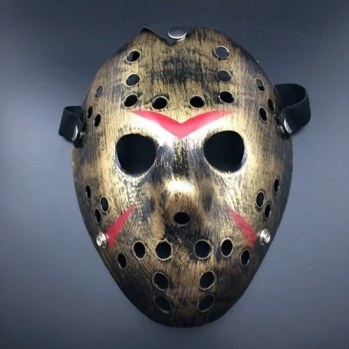 Ttt Copper Color Red Striped Full Face Hannibal Mask
