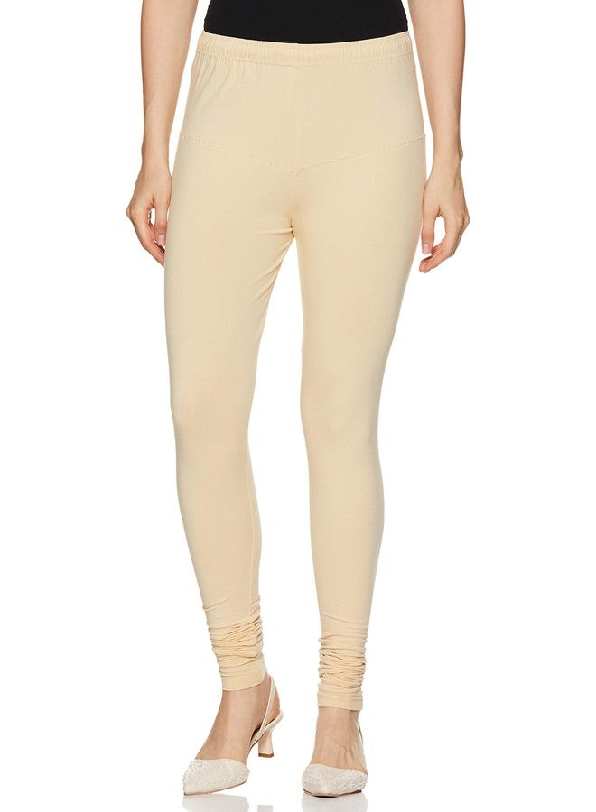 Rupa Softline Women's Slim Leggings (Sl01Cream_Beige_Fs),Free Size | Rise Style: Low Rise - Image 1