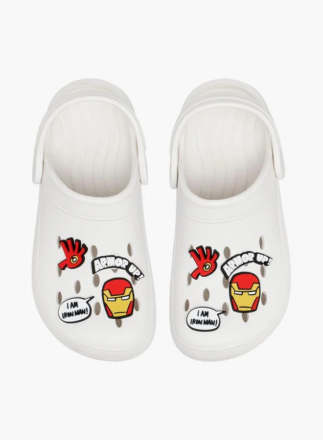 مارفل Boys Iron Man Jibbitz Charm Clogs