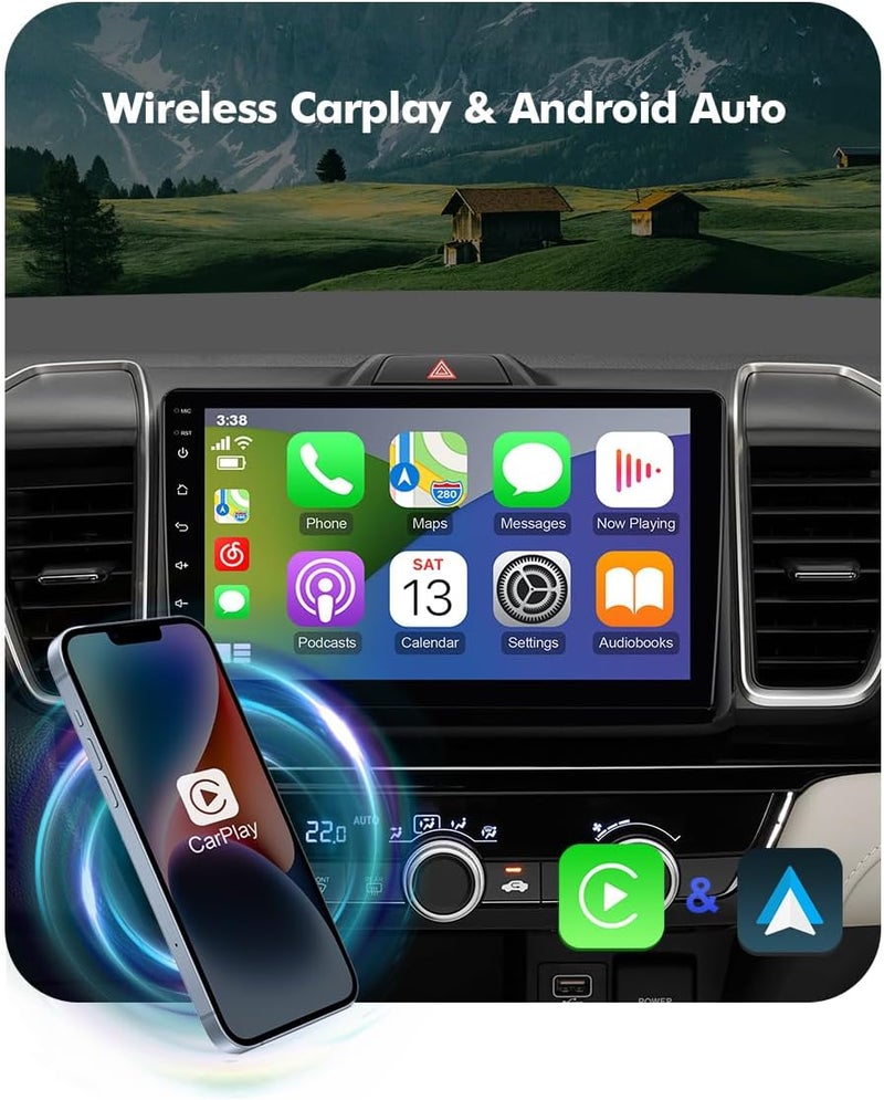 Vierex Fit Honda City Car Stereo Honda City Android Screen 2020-2024, Wireless CarPlay & Android Auto, GPS Navigation, BT DSP WiFi 4G AHD Camera Included Fast Interface (2+32GB Carplay 4CORE) - Image 3