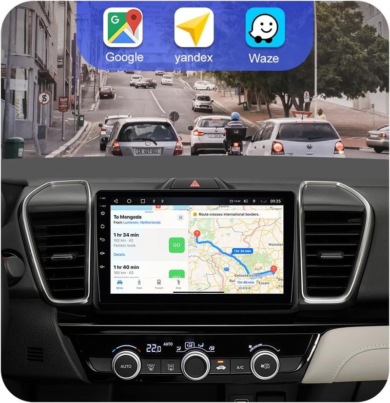 Vierex Fit Honda City Car Stereo Honda City Android Screen 2020-2024, Wireless CarPlay & Android Auto, GPS Navigation, BT DSP WiFi 4G AHD Camera Included Fast Interface (2+32GB Carplay 4CORE) - Image 4